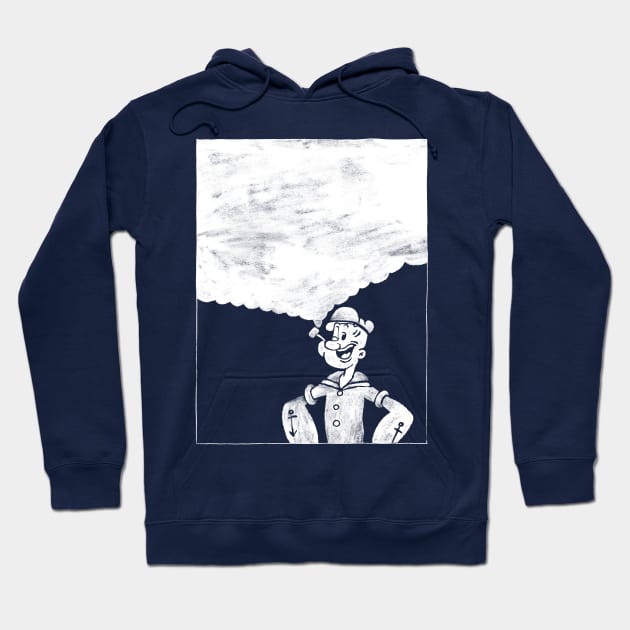 Popeye's Pipe Dream Hoodie by martinascott